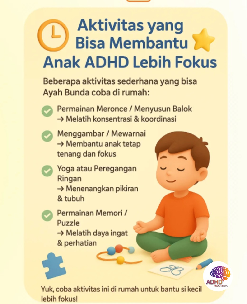 Pendekatan Edukatif yang Tepat untuk Anak ADHD di Kabupaten Bener Meriah